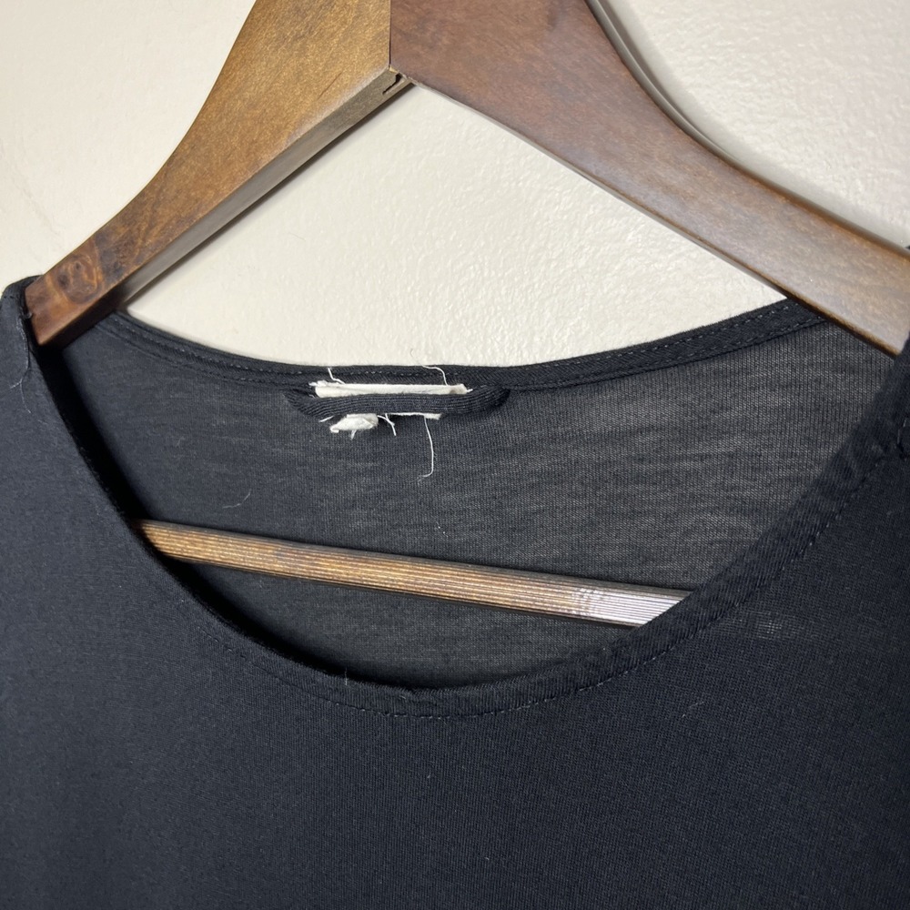 Aritzia Wilfred Free Black Maxi Dress Beach Cover Up Resortwear Viscose Small - Picture 2 of 7